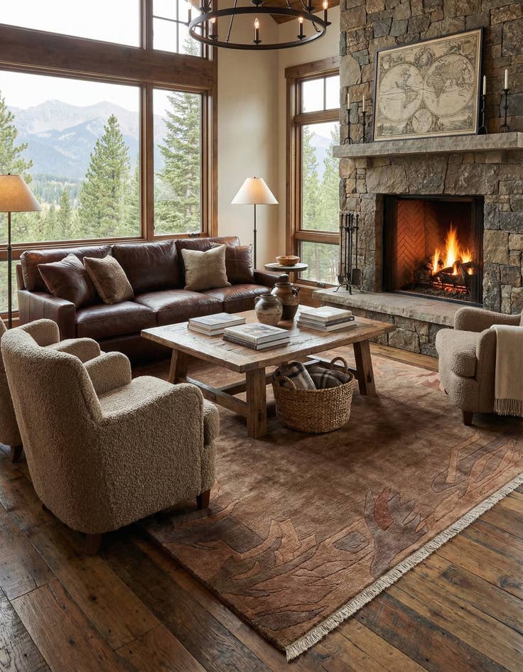 Detail image of  8' 2 x 11' 5  Hand Knotted Tibet Wool Rug