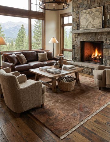 8' 2 x 11' 5 Hand Knotted Tibet Wool Rug