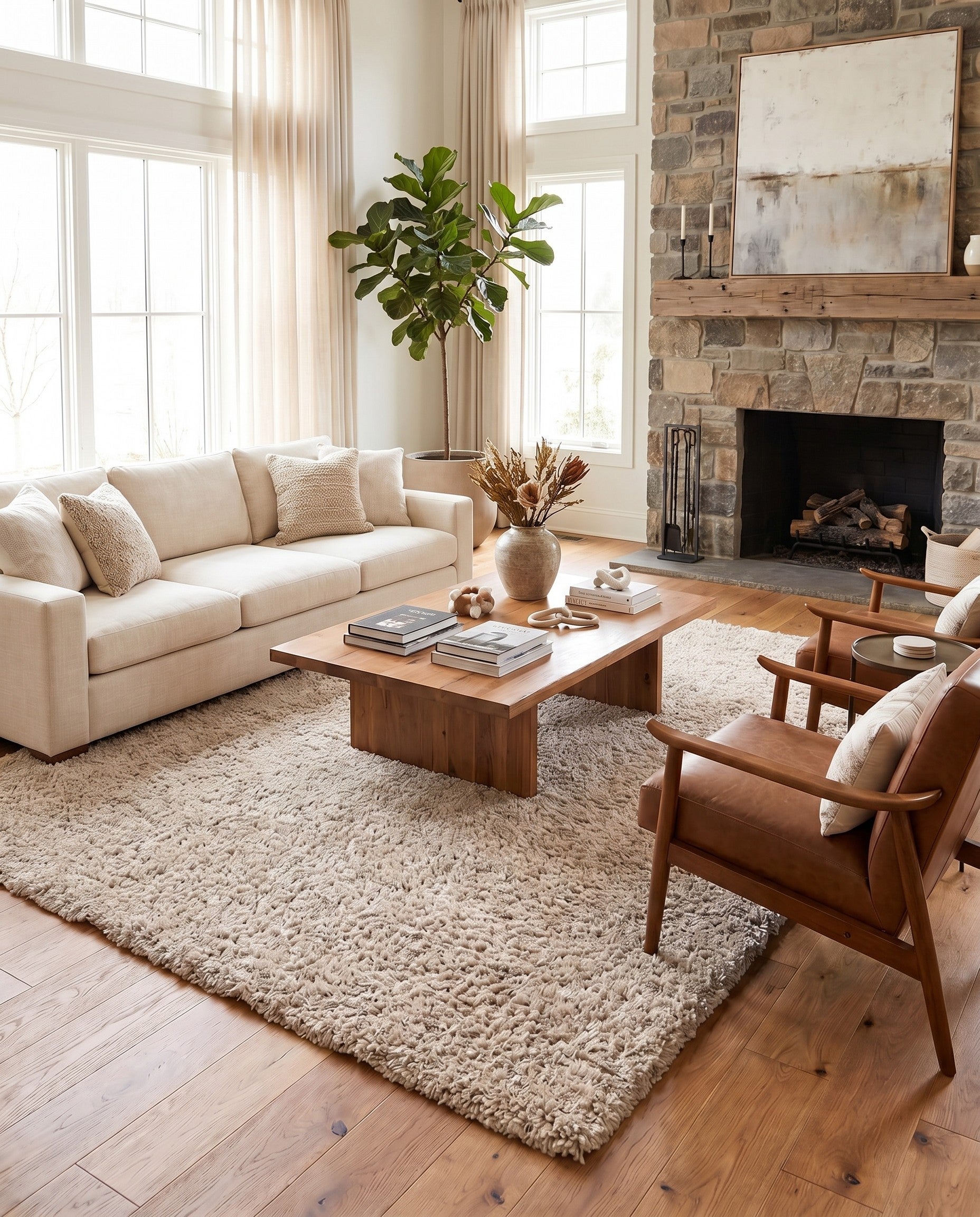 10' x 13' Zermatt Shag Rug