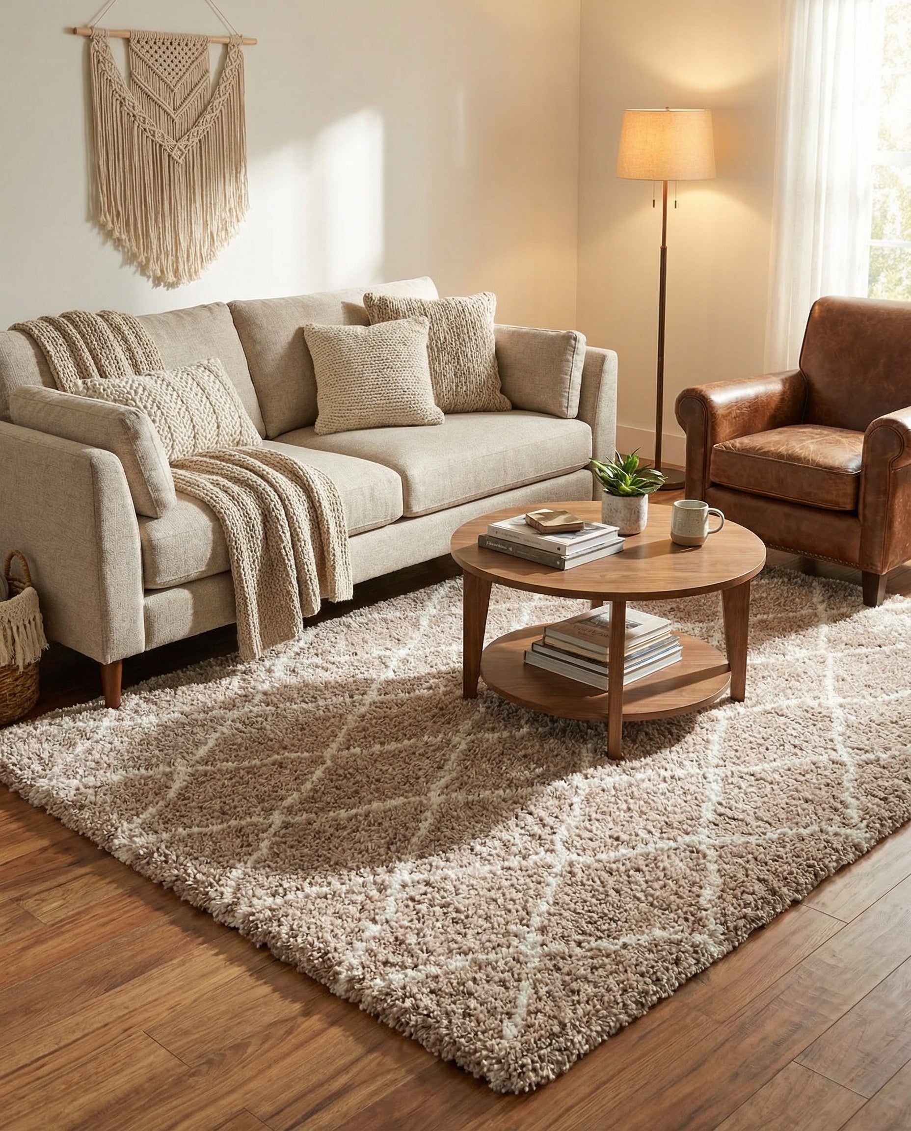  5' x 8' Moroccan Shag Rug