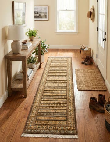 2' 7 x 10' Kashkuli Gabbeh Runner Rug