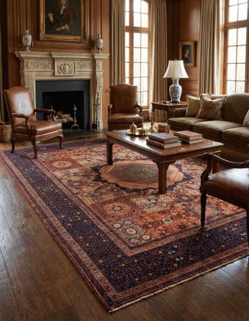 7' 10 x 9' 7 Amina Wool Rug