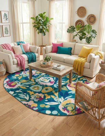 7' 10 x 10' Bloom Oval Rug