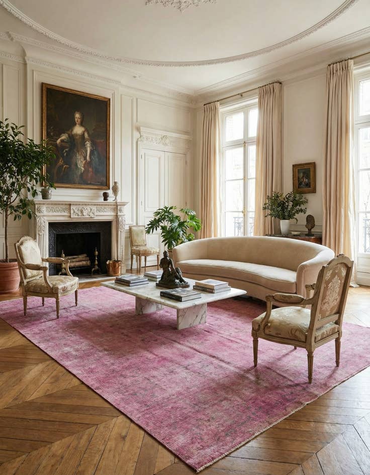 Detail image of 9' 9 x 13' 4  Hand Knotted Ultra Vintage Persian Wool Rug