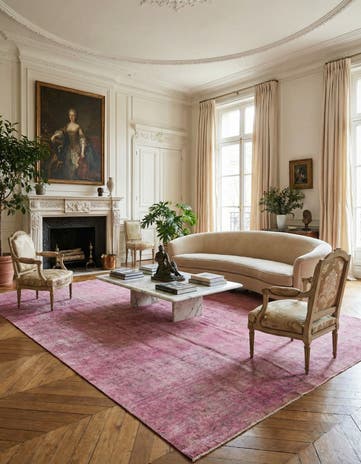 9' 9 x 13' 4 Hand Knotted Ultra Vintage Persian Wool Rug