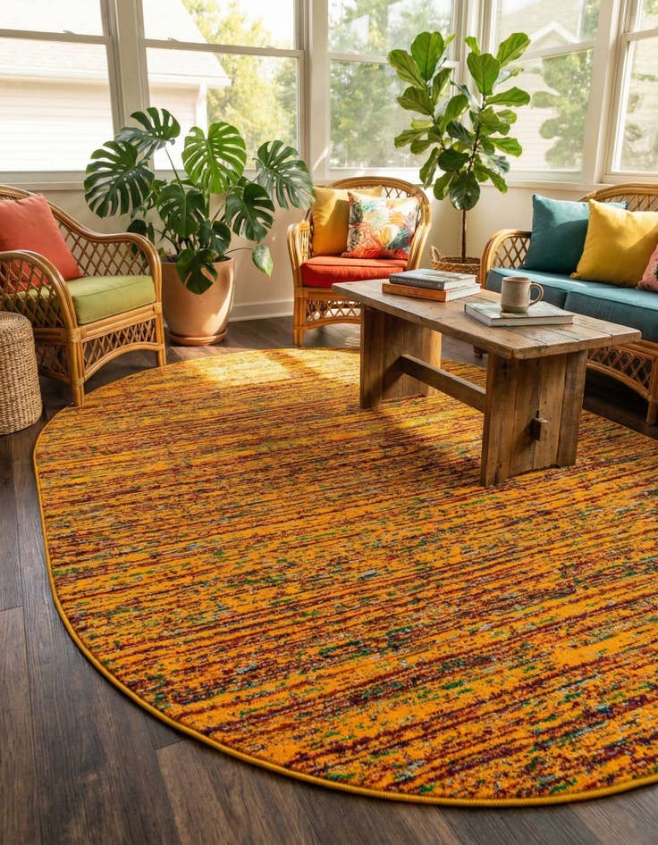 Detail image of  7' 10 x 10' Calypso Oval Rug