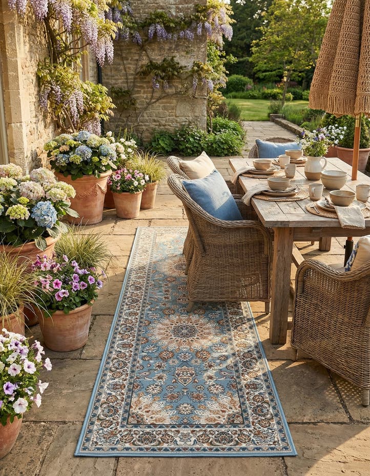 2' 7 x 10' Easy-Clean Traditional Indoor / Ou...