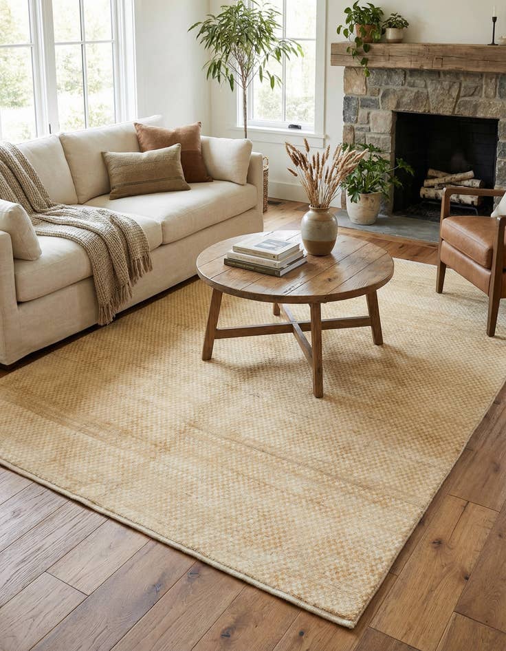 Detail image of 5' x 6' 3  Hand Knotted Kashkuli Gabbeh Wool Rug