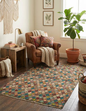 3' 8 x 6' Hand Knotted Balouch Wool Rug