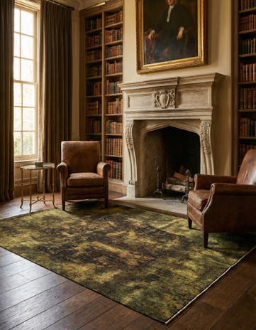 4' 7 x 6' 3 Vintage Royal Wool Rug