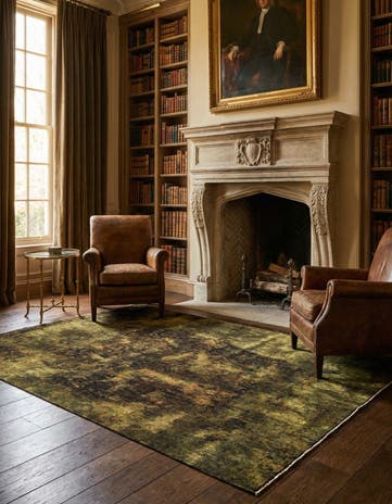 4' 7 x 6' 3 Vintage Royal Wool Rug