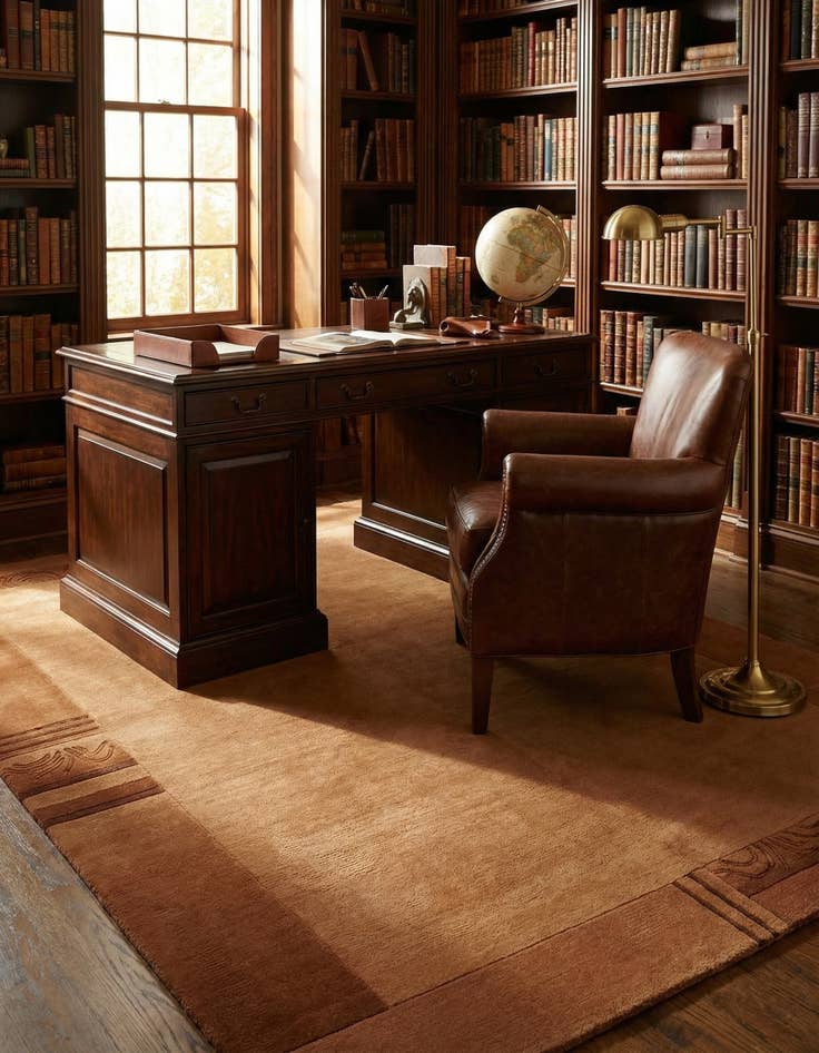 Detail image of 4' 8 x 6' 7  Hand Knotted Nepal Rug