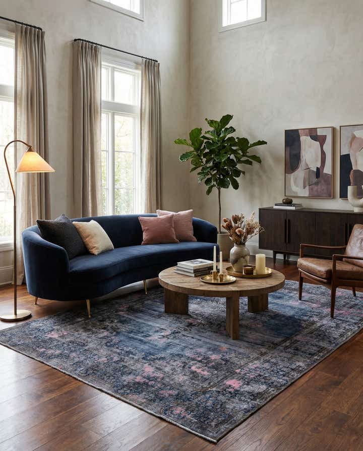 7' 10 x 10' 9 Hand Knotted Ultra Vintage Persian Wool Rug