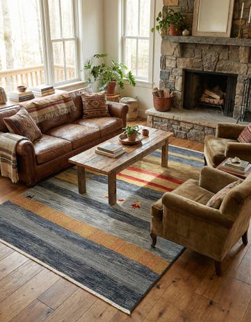 7' x 10' Kashkuli Gabbeh Rug