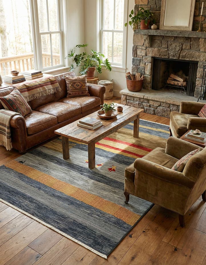 7' x 10' Kashkuli Gabbeh Rug