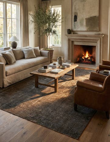 8' 5 x 9' 8 Hand Knotted Ultra Vintage Persian Wool Rug