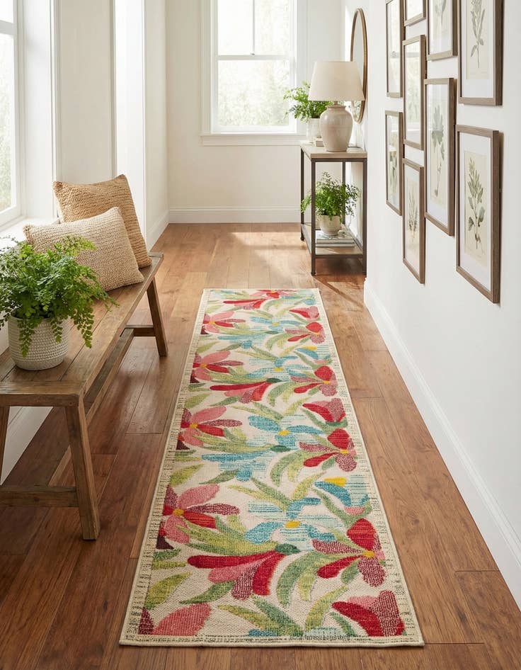 Detail image of 2' 7 x 12' Easy-Clean Casablanca Indoor / Outdoor Runner Rug
