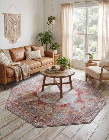 Washable Yara Octagon Rug