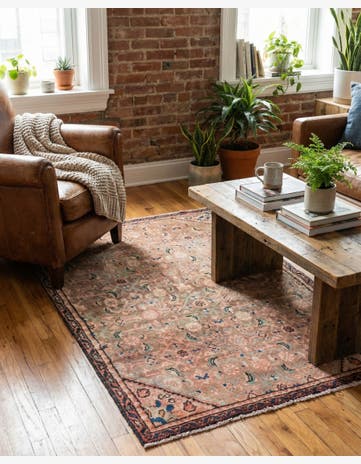3' 1 x 4' 9 Hand Knotted Ultra Vintage Persian Wool Rug