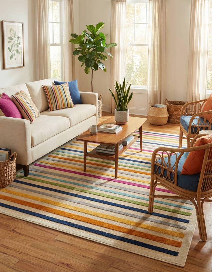 Detail image of 9' x 12'  Washable Aruba Indoor / Outdoor Rug