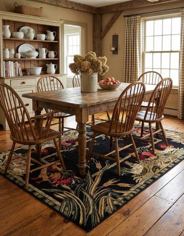 7' x 10' Pastoral Rug