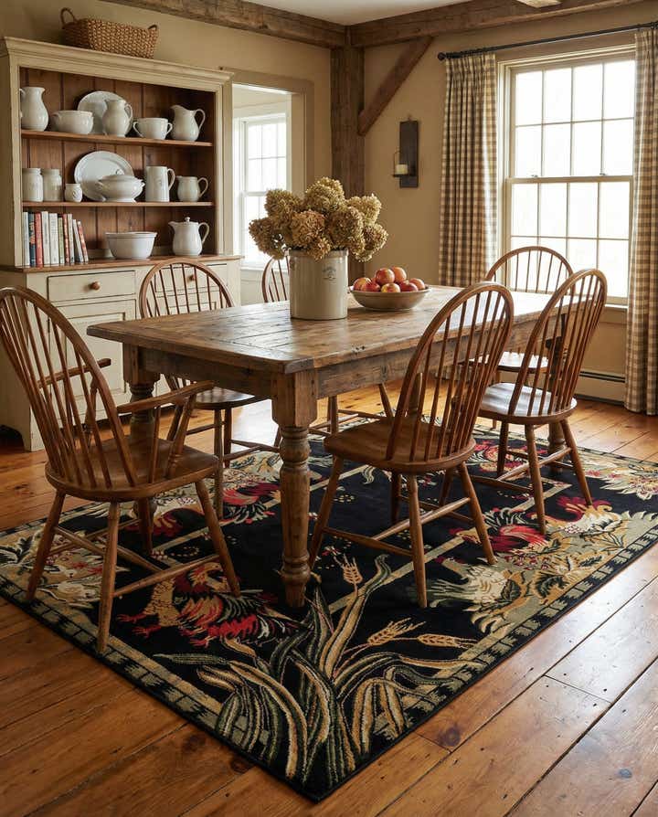 7' x 10' Pastoral Rug