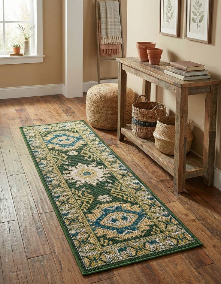 Detail image of 2' x 5' Easy-Clean Baja Indoor / Outdoor Runner Rug
