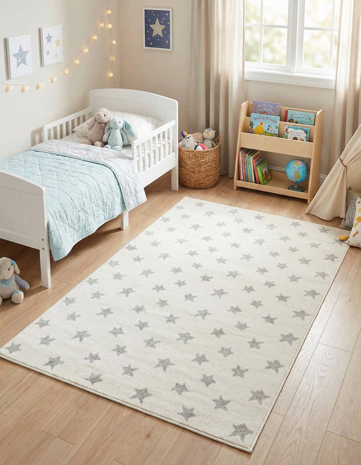 Detail image of 4' x 6' Whimsy Kids Rug