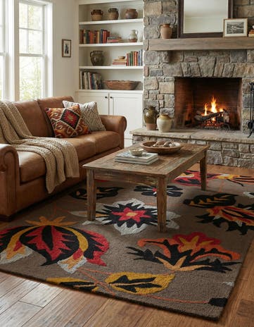 5' 1 x 8' 1 Agra Wool Rug