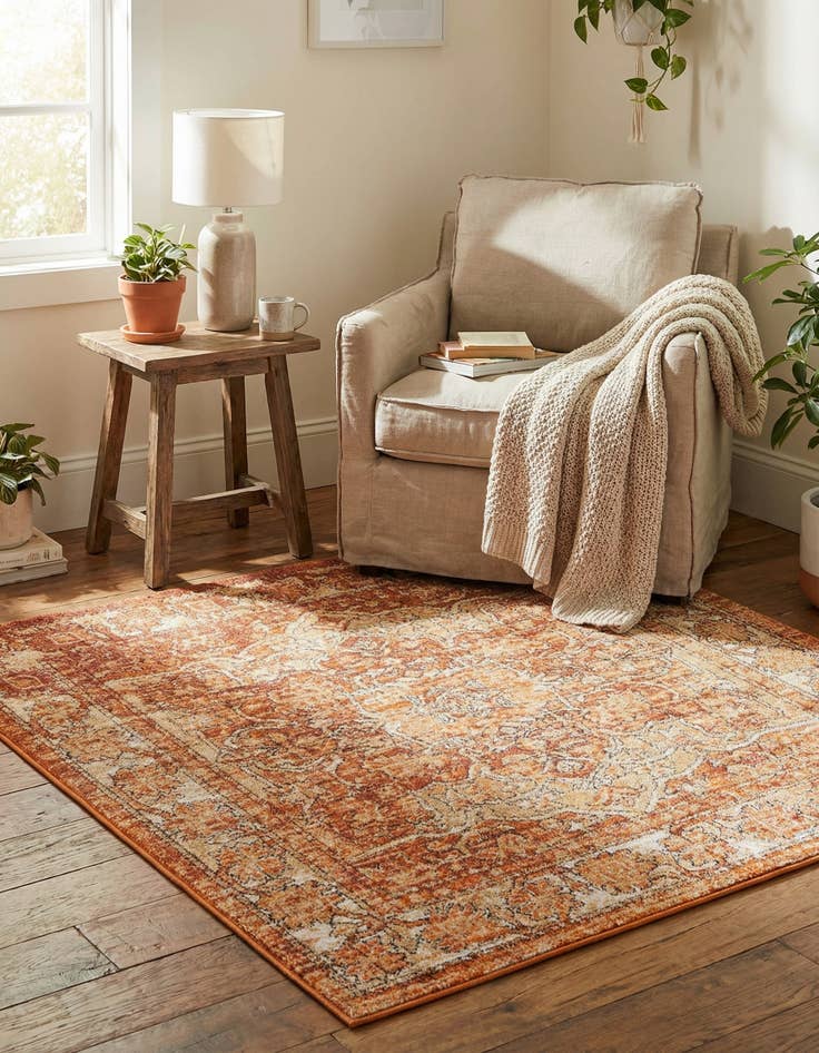 Detail image of  5' x 5' Isabella Square Rug