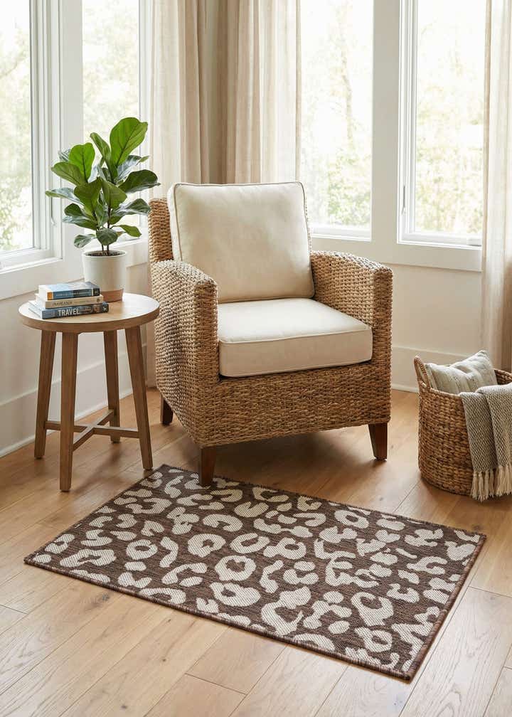 2' x 3' Easy-Clean Safari Indoor / Outdoor Rug