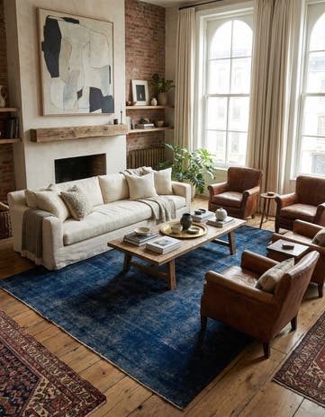 9' 2 x 12' 6 Hand Knotted Ultra Vintage Persian Wool Rug