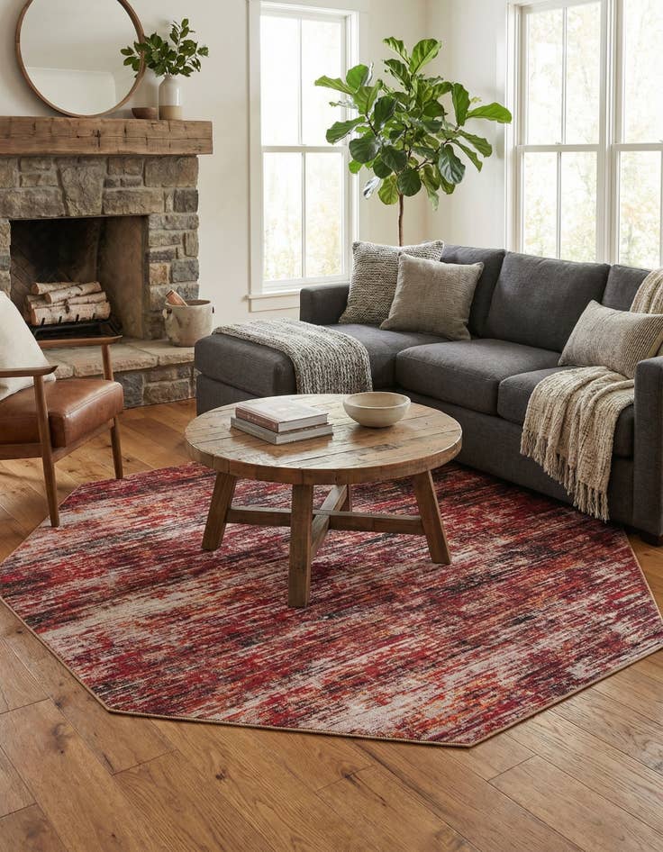 Detail image of  7' 7 x 7' 7 Asha Octagon Rug