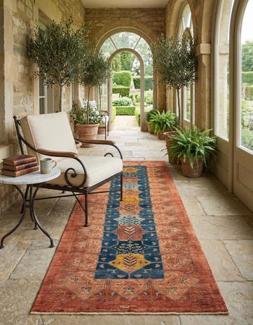 3' 2 x 9' 11 Luribaft Wool Runner Rug