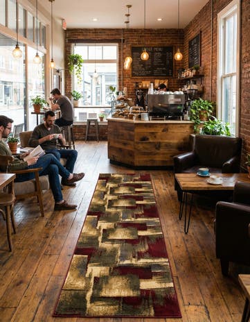 Coffee Shop Runner Rug