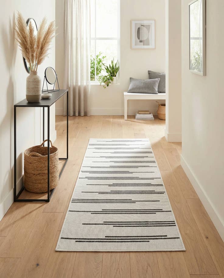Detail image of 2' x 5' 3 Easy-Clean Modern Indoor / Outdoor Runner Rug