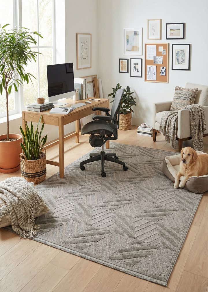 5' 3 x 7' 8 Boho Rug