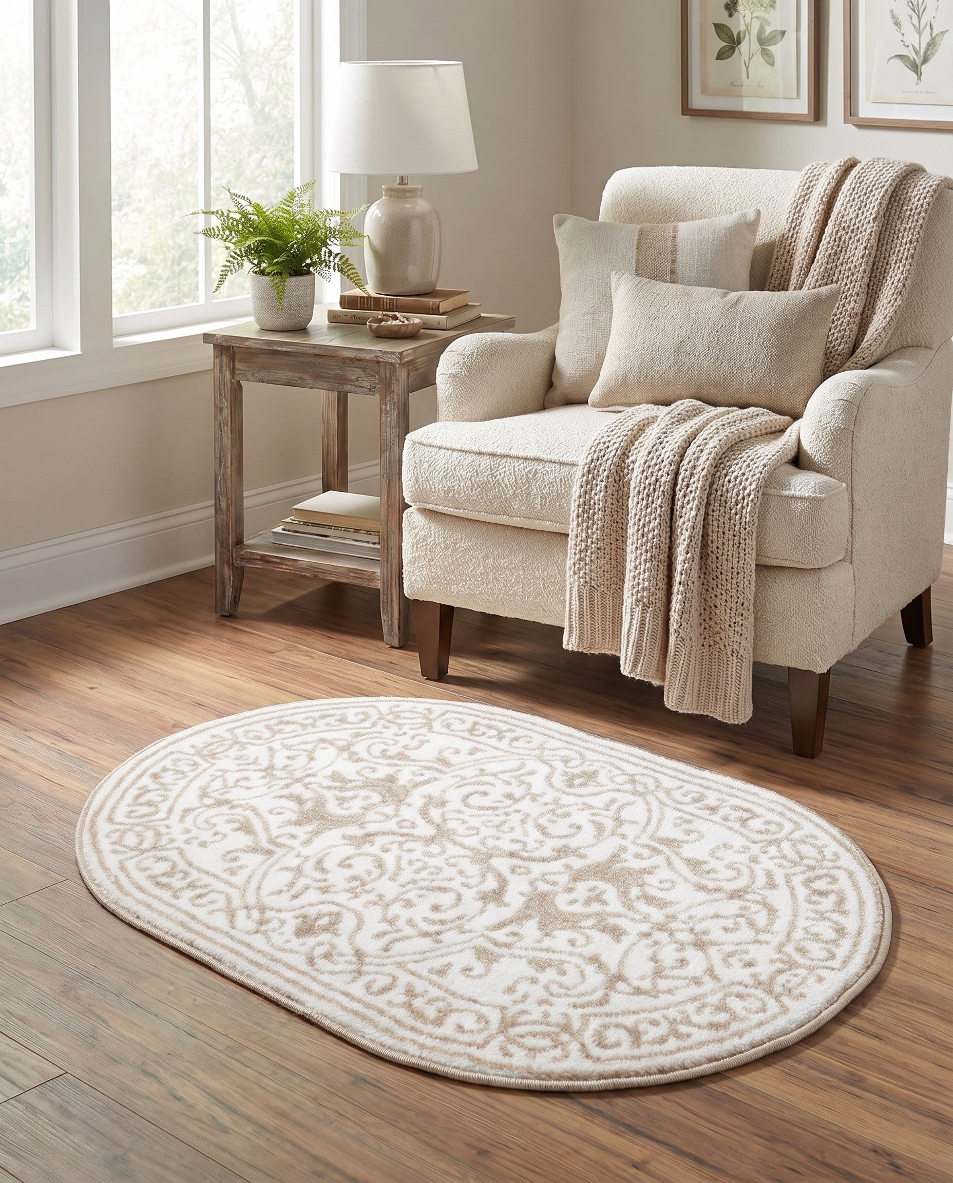 2' x 3' Hermitage Oval Rug