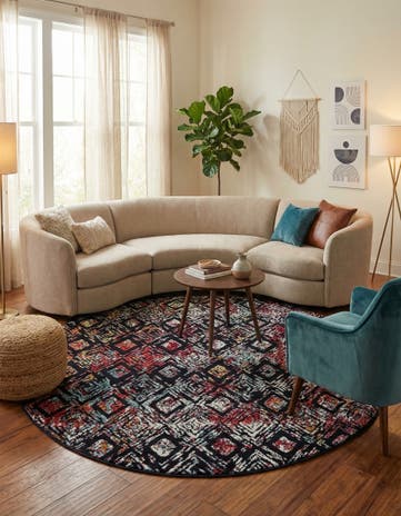 7' 10 x 7' 10 Madeline Round Rug