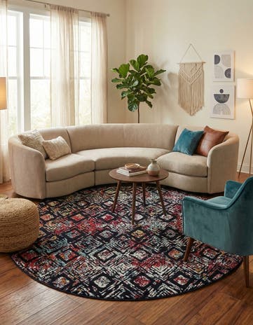 7' 10 x 7' 10 Madeline Round Rug