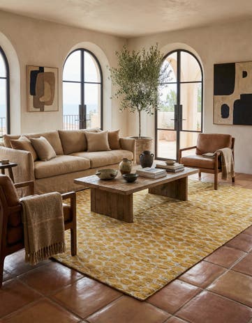 6' x 8' 10 Hand Knotted Moroccan Wool Rug