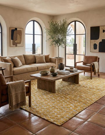 6' x 8' 10 Hand Knotted Moroccan Wool Rug