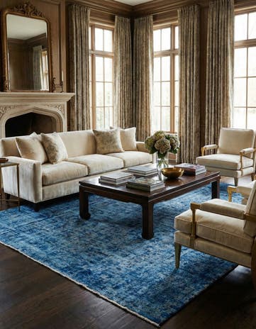 9' 10 x 12' 8 Vintage Royal Wool Rug