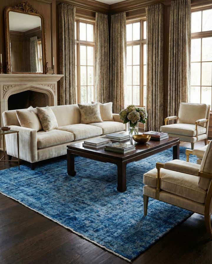 9' 10 x 12' 8 Vintage Royal Wool Rug