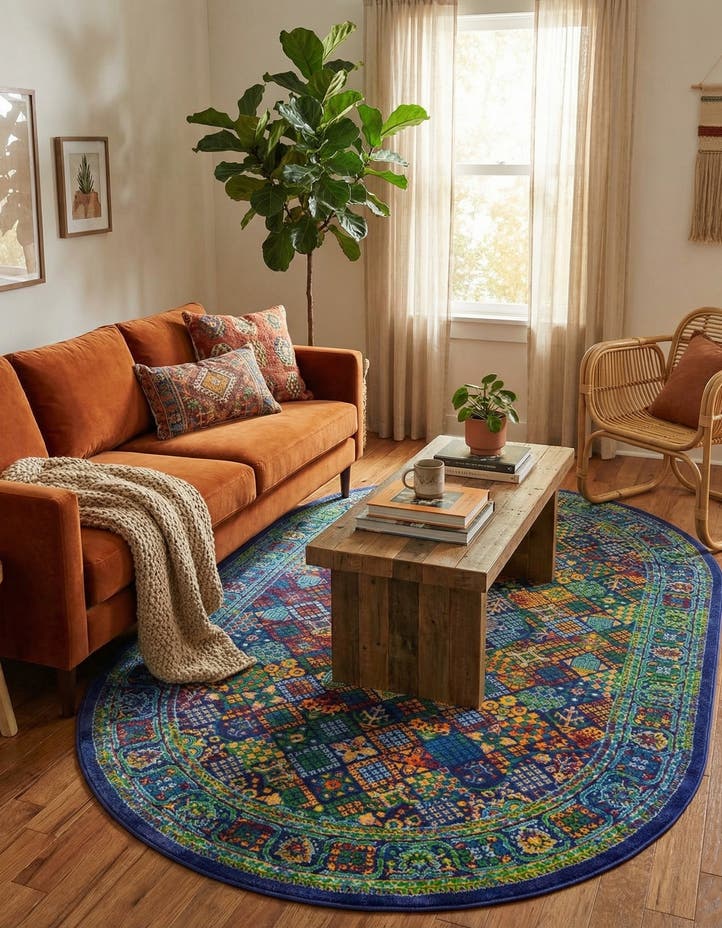 5' 3 x 8' Calypso Oval Rug