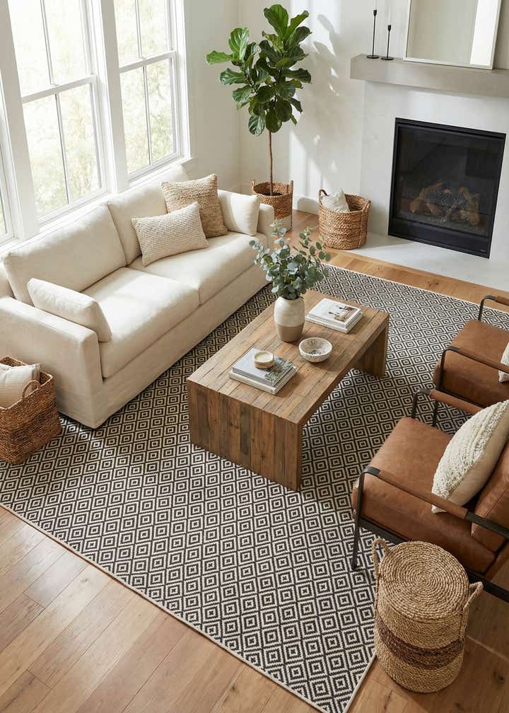 10' x 14' Easy-Clean Jill Zarin Costa Rica Indoor / Outdoor Rug