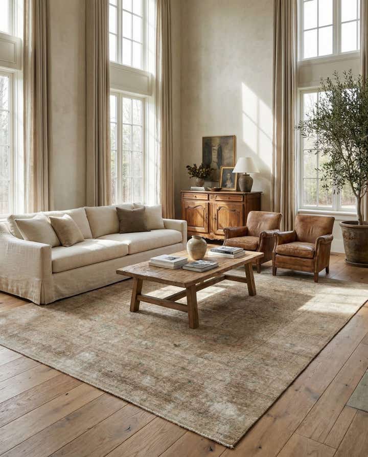 9' 9 x 11' 3 Hand Knotted Ultra Vintage Persian Wool Rug