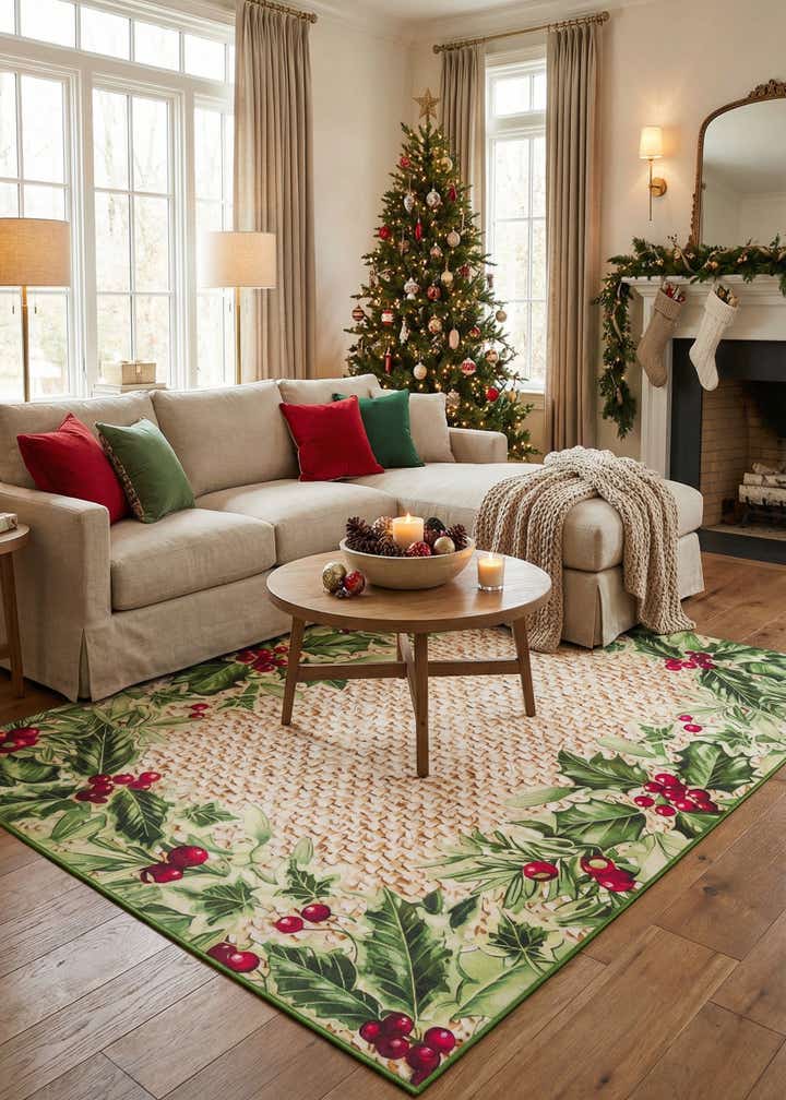 9' x 12' Easy-Clean Jill Zarin Caribbean Indoor / Outdoor Rug