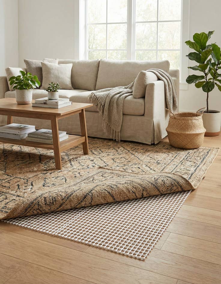 Detail image of 4' x 4' Square Non-Slip Rug Pad