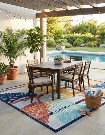 7' 10 x 10' Easy-Clean Belize Indoor / Outdoor Rug
